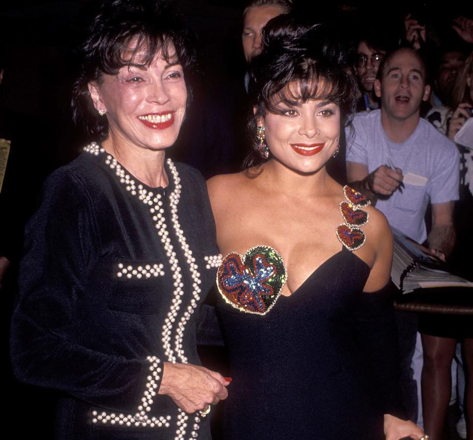 BEVERLY HILLS, CA - SEPTEMBER 14:   Singer Paula Abdul and mother Lorraine Rykiss attend American Cinema Awards Foundation's 