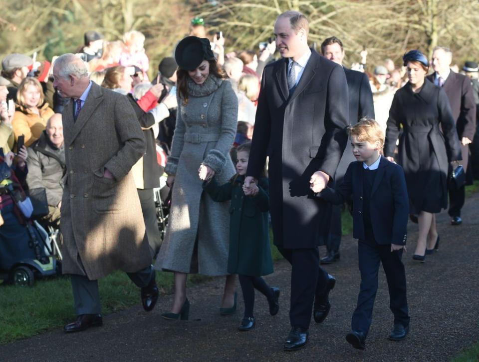 Prince George and Princess Charlotte Make Their Royal Christmas Walk Debut