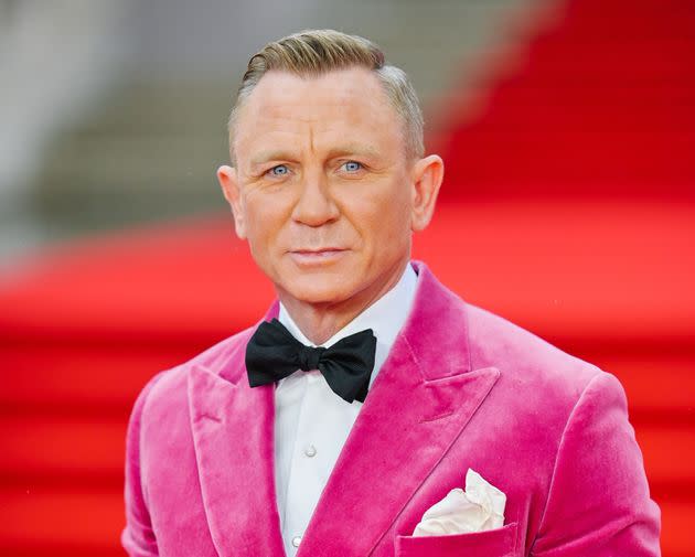 Bond himself stares down the camera.  (Photo: Samir Hussein via Getty Images)