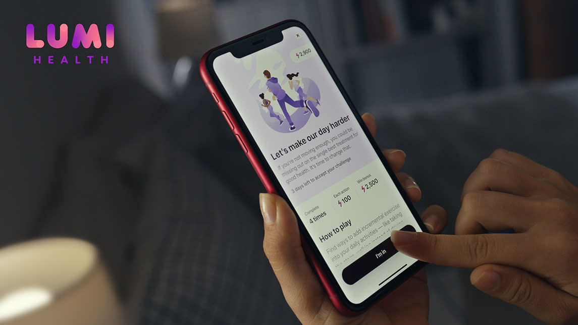 LumiHealth app (PHOTO: Apple)