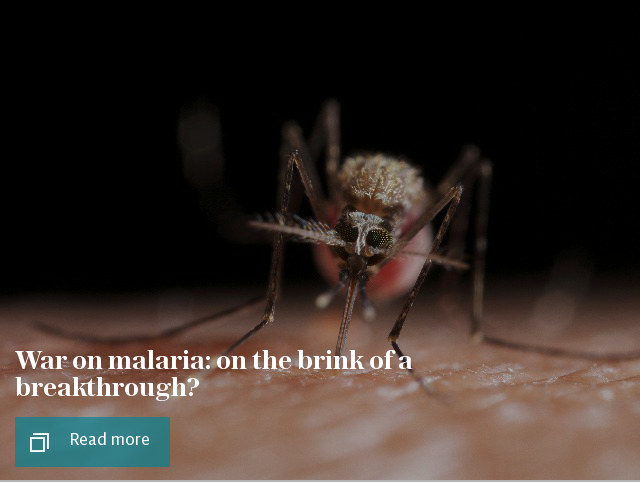 War on malaria: on the brink of a breakthrough?