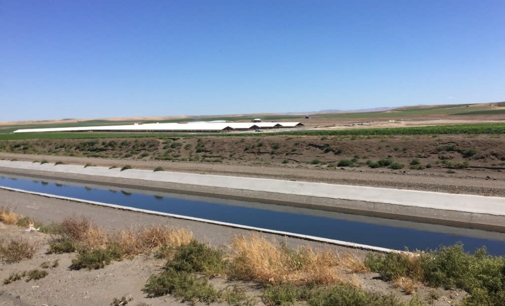 The Lost Valley Farm was located in this area in Morrow County. (Brian Posewitz/WaterWatch of Oregon)