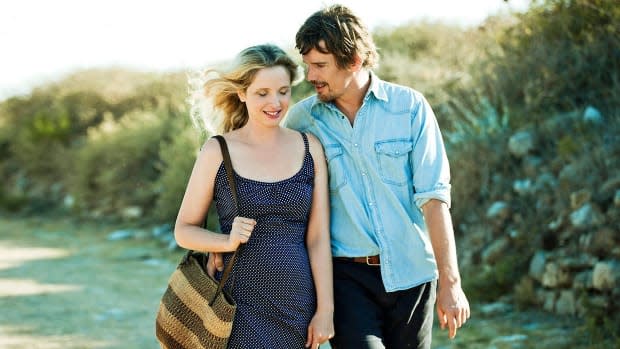 Julie Delpy and Ethan Hawke in "Before Sunrise"<p>Sony</p>