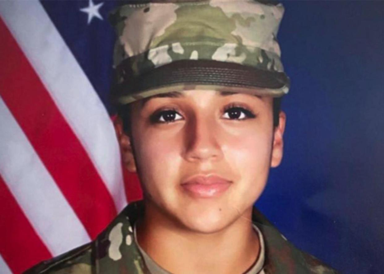 Spc. Vanessa Guillen is pictured in an official military photo.