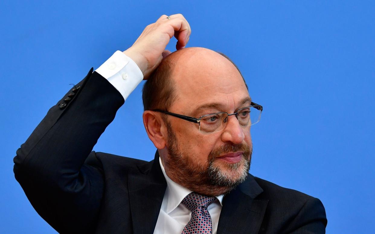 Martin Schulz, leader of Germany's social democratic SPD party, could help end the impasse in coalition negotiations  - AFP