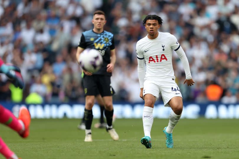 Dane Scarlett played his part in Tottenham's victory over Burnley