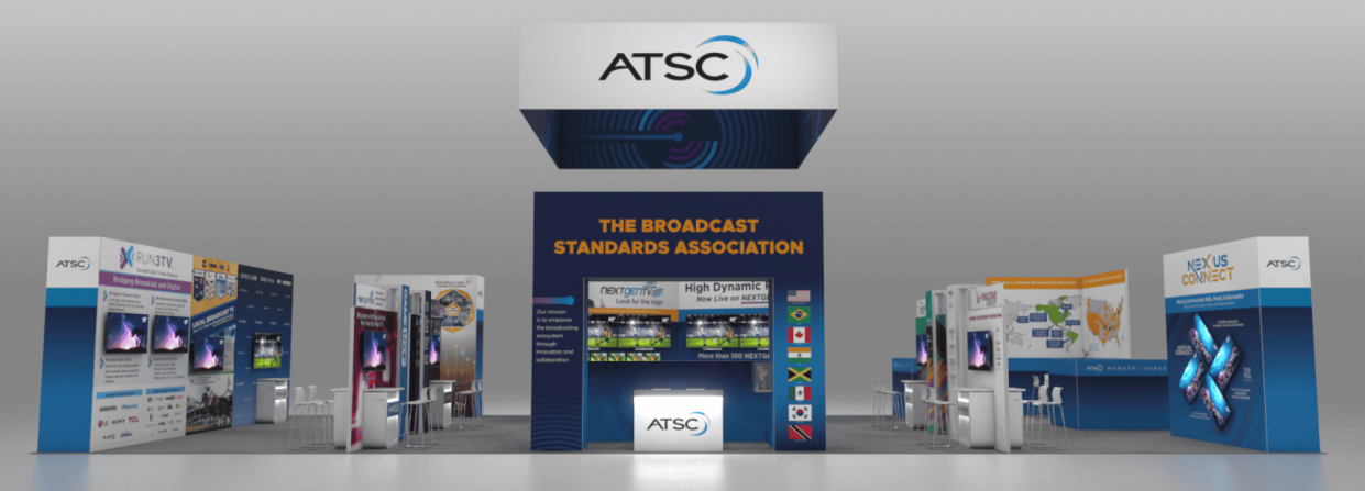  ATSC booth at NAB. 