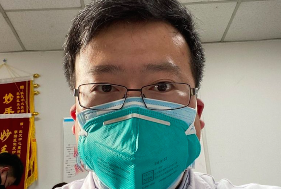 Dr Li Wenliang was silenced by Chinese police after warning about the coronavirus outbreak (Picture: Weibo)