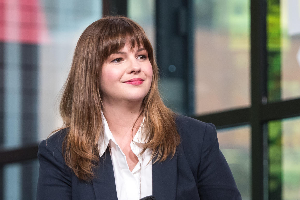 Amber Tamblyn visits the Build Series to discuss “Any Man” on June 26, 2018, in New York City. (Photo: Mike Pont/Getty Images)