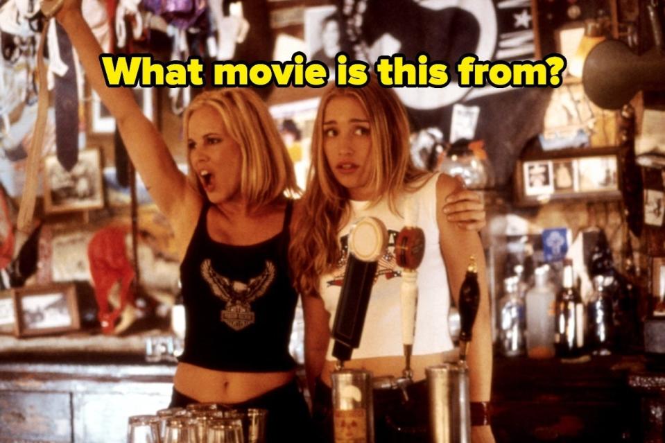 "Coyote Ugly" with the words "What movie is this from?"