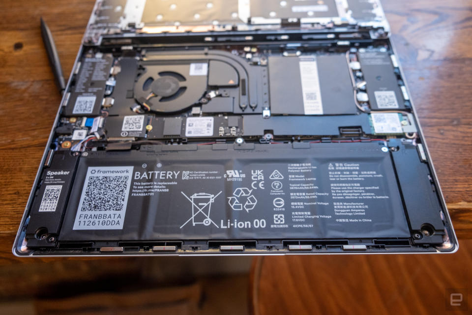 <p>Photos of Framework's first modular and repairable Chromebook.</p>
