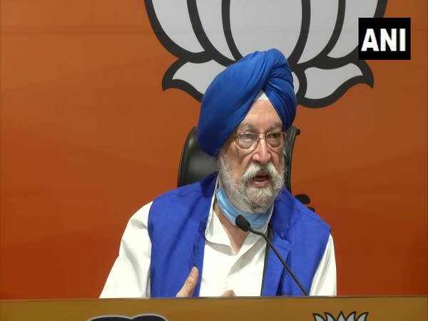 Union Civil Aviation Minister Hardeep Singh Puri (Photo/ANI)