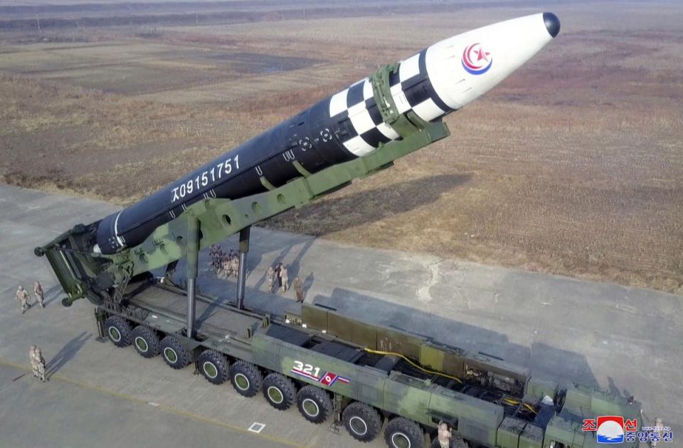 North Korea called the ICBM missile the strongest strategic weapon in the world (AP)