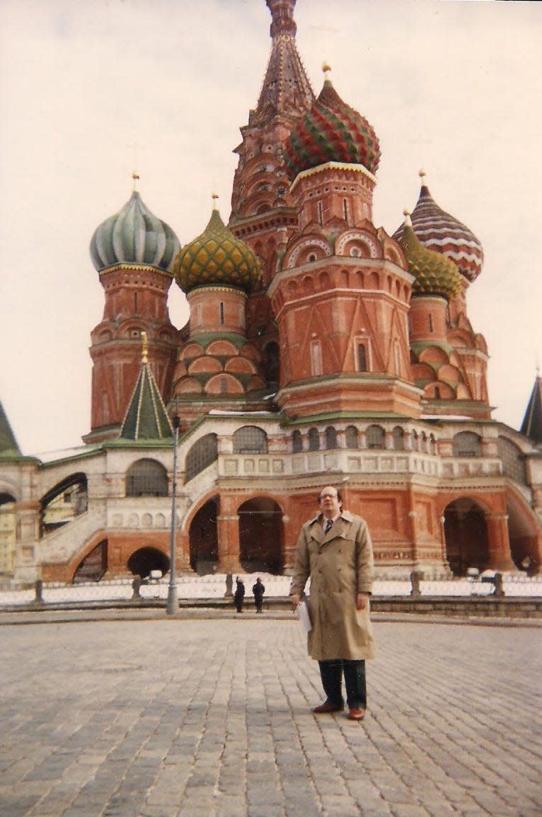 Lee Michael Katz in Moscow in the 1990s.