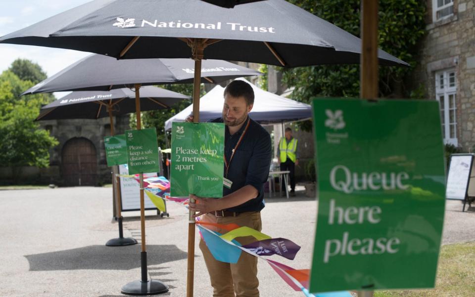 The National Trust welcomes back visitors following the coronavirus lockdown - Stefan Rousseau/PA