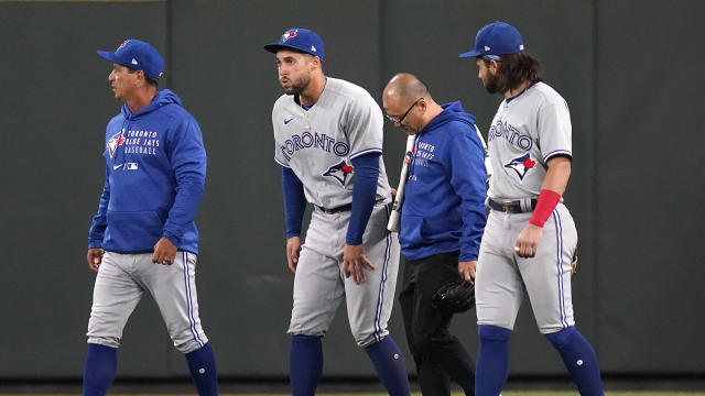 Out of Blue Jays lineup again, Springer going to 'fight through