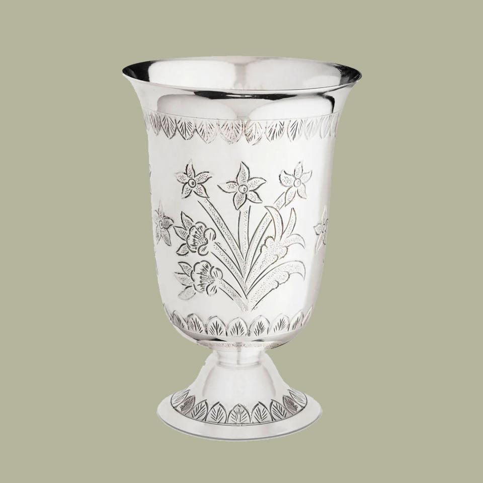 CECE BARFIELD HOME Agra Floral Wine Goblet