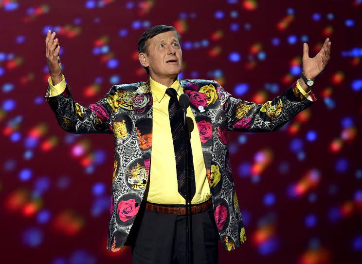 Craig Sager delivers an iconic speech at the ESPY Awards this summer. (Getty Images)