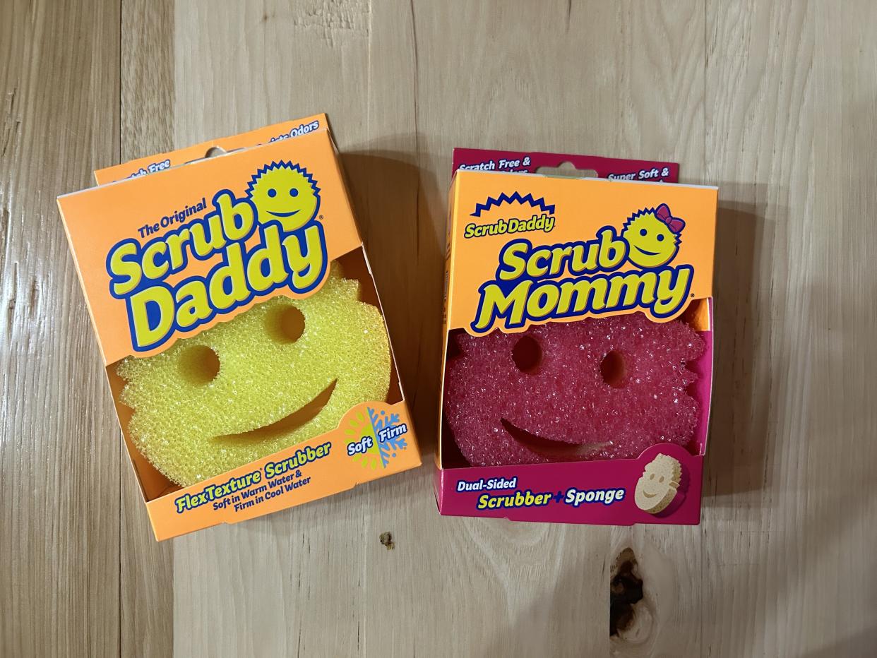 scrub daddy and scrub mommy sponges