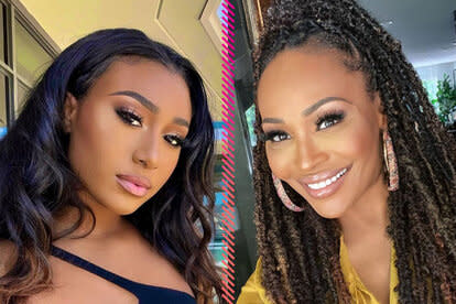 Cynthia Bailey's Daughter Noelle Robinson Wears Underboob Dress