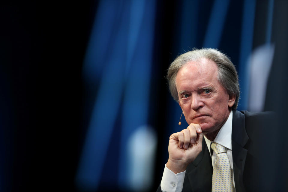 Bill Gross, Portfolio Manager, Janus Capital Group, listens during the Milken Institute Global Conference in Beverly Hills, California, U.S., May 3, 2017. REUTERS/Lucy Nicholson