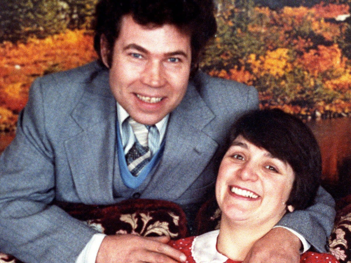 Fred and Rose West in 1994, the year they were arrested for the murders of over 10 women (PA)