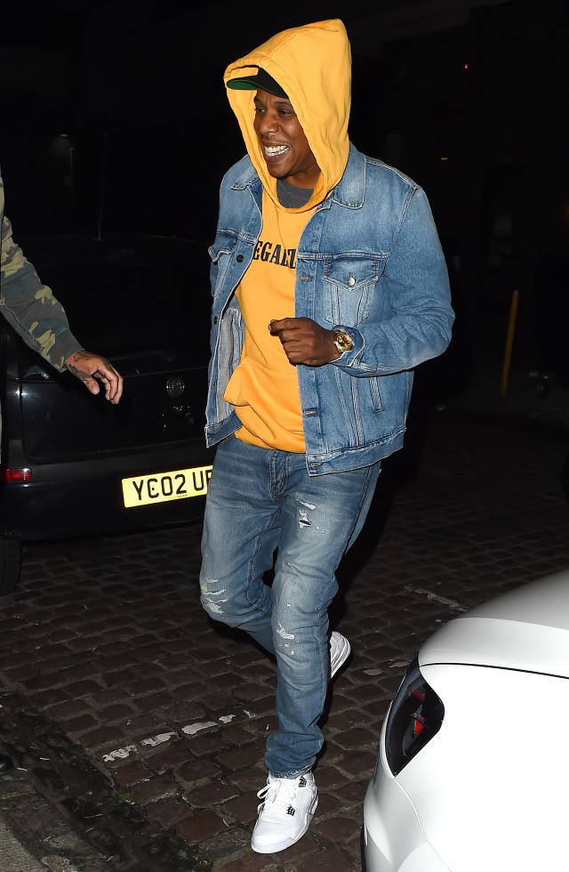 JAY-Z All Smiles While Out in London After Admitting Kanye West 'Really  Hurt Me' in Feud