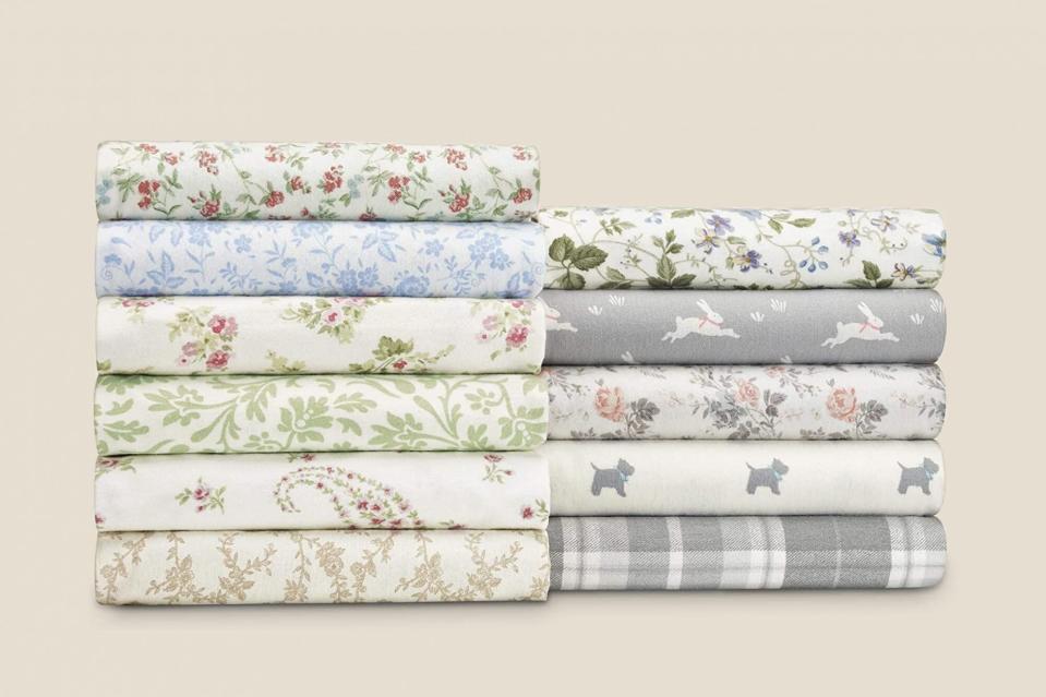 Laura Ashley Home Flannel Collection Sheet Set
