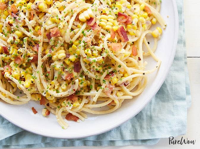 Spicy Corn Carbonara