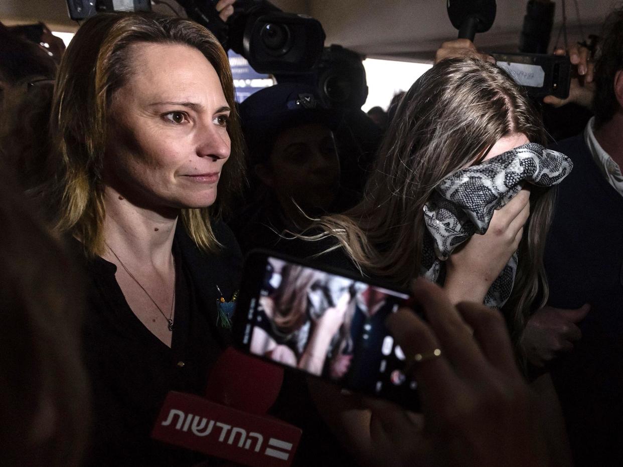 Trial by media: the case of a British teenager convicted of falsely accusing a group of Israelis of gang-rape has been described as 'sad' and 'tragic' by her lawyers: AFP