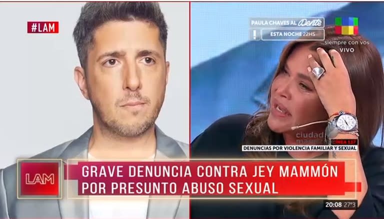 Nazarena Vélez se quebró al aire al hablar de Jey Mammon y la denuncia de abuso en su contra