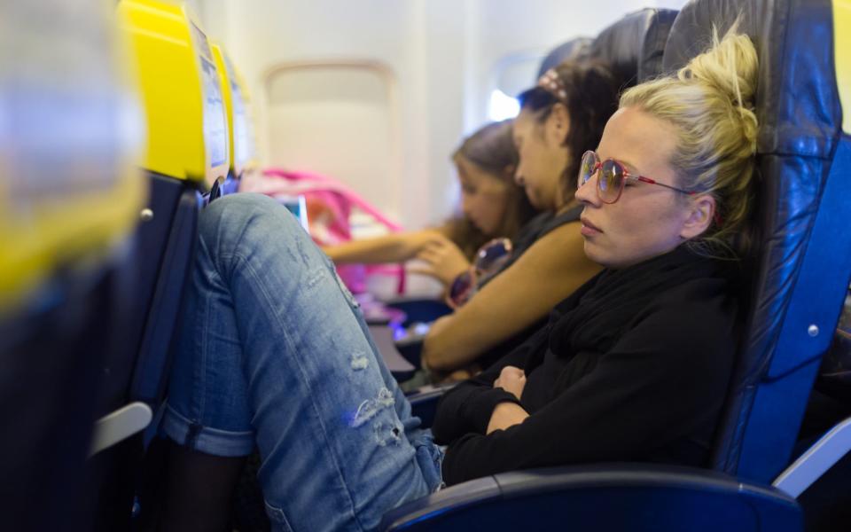 Get your feet down: adults can also be guilty of breaking public transport etiquette - Credit: Fotolia