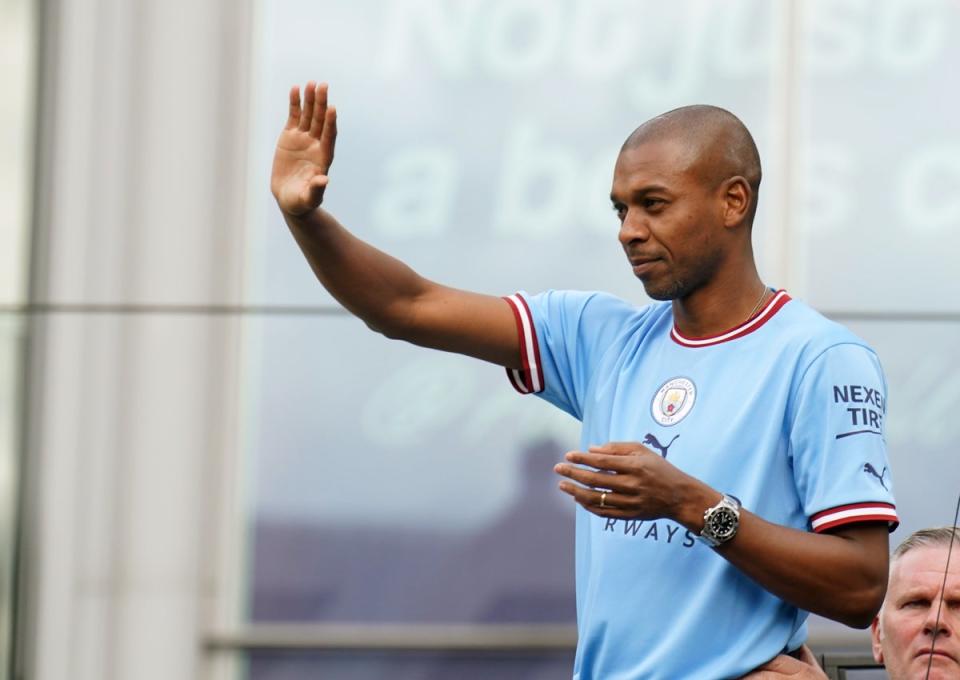 Fernandinho said goodbye to Manchester City last month after nine years at the club (Tim Goode/PA) (PA Wire)