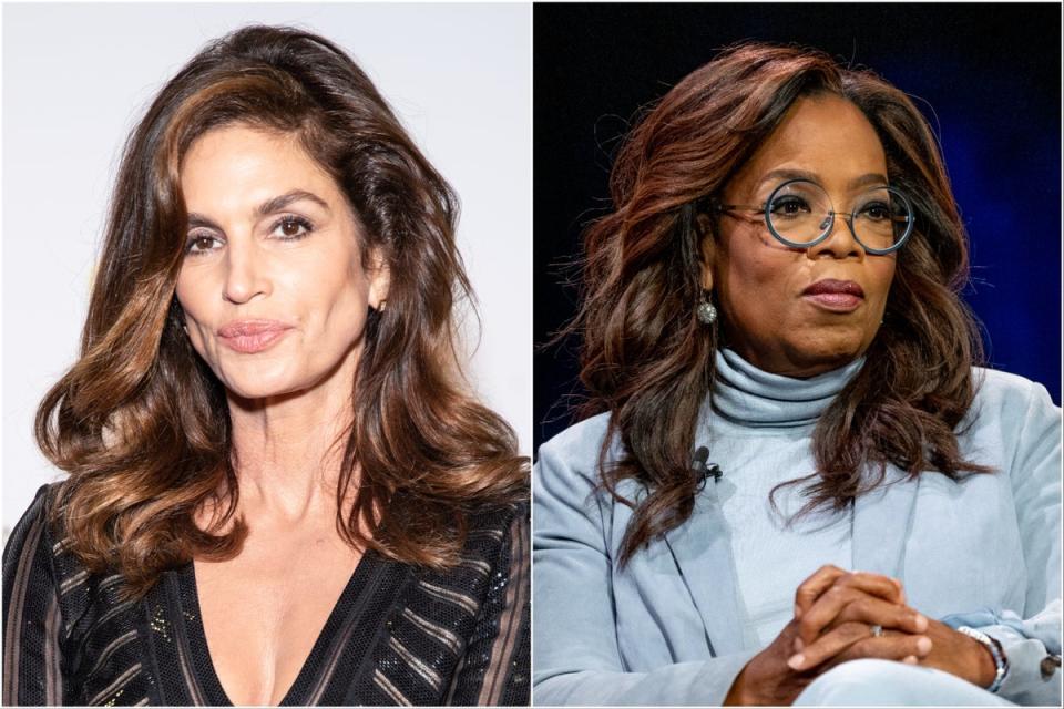 Cindy Crawford and Oprah Winfrey (Getty Images)