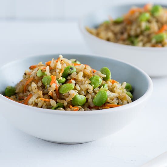 Edamame Fried Brown Rice