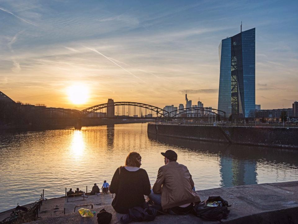 couple at sunset