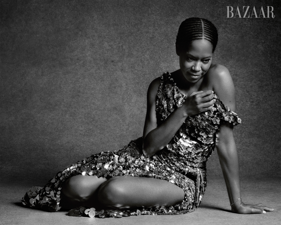 regina king for harpers bazaar april 2024