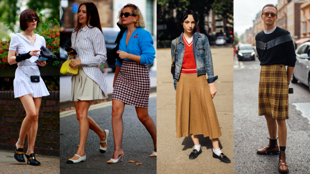 On the street at London Fashion Week Spring 2022. <p>Photos: Imaxtree</p>