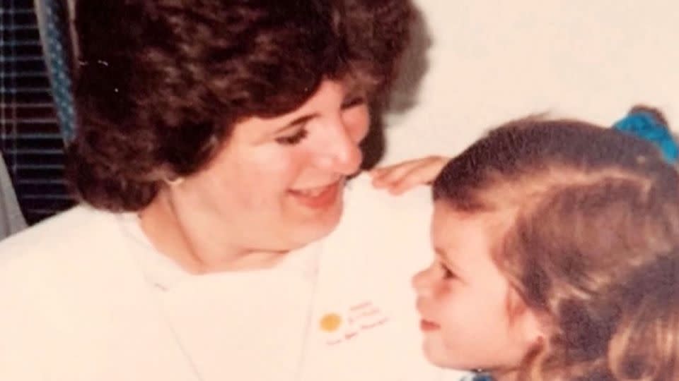 Nikki Gough as a child with her mom Terry. - Courtesy Nikki Gough