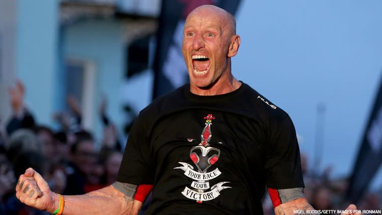 Former Welsh rugby International captain Gareth Thomas