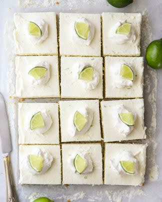 No-Bake Lime Cheesecake Bars