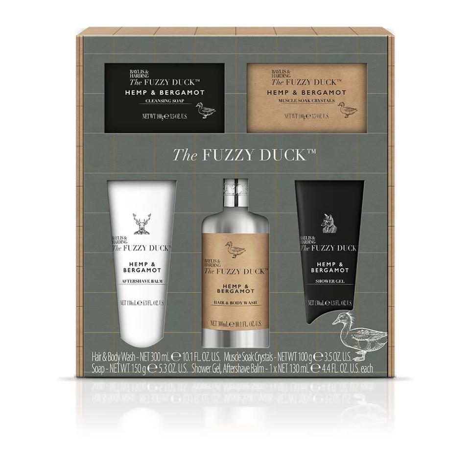 fuzzy duck men's grooming set