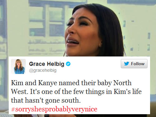 Kanye West & Kim Kardashian Name Baby Girl North West: Twitter's 12 Funniest Jokes