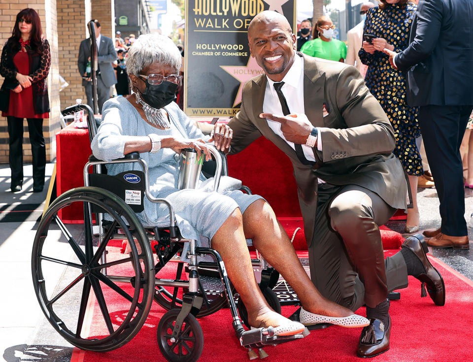 <p>Terry Crews brings his grandmother Eremelle Williams to the Hollywood Walk of Fame on July 30 as he receives his star in Los Angeles. </p>