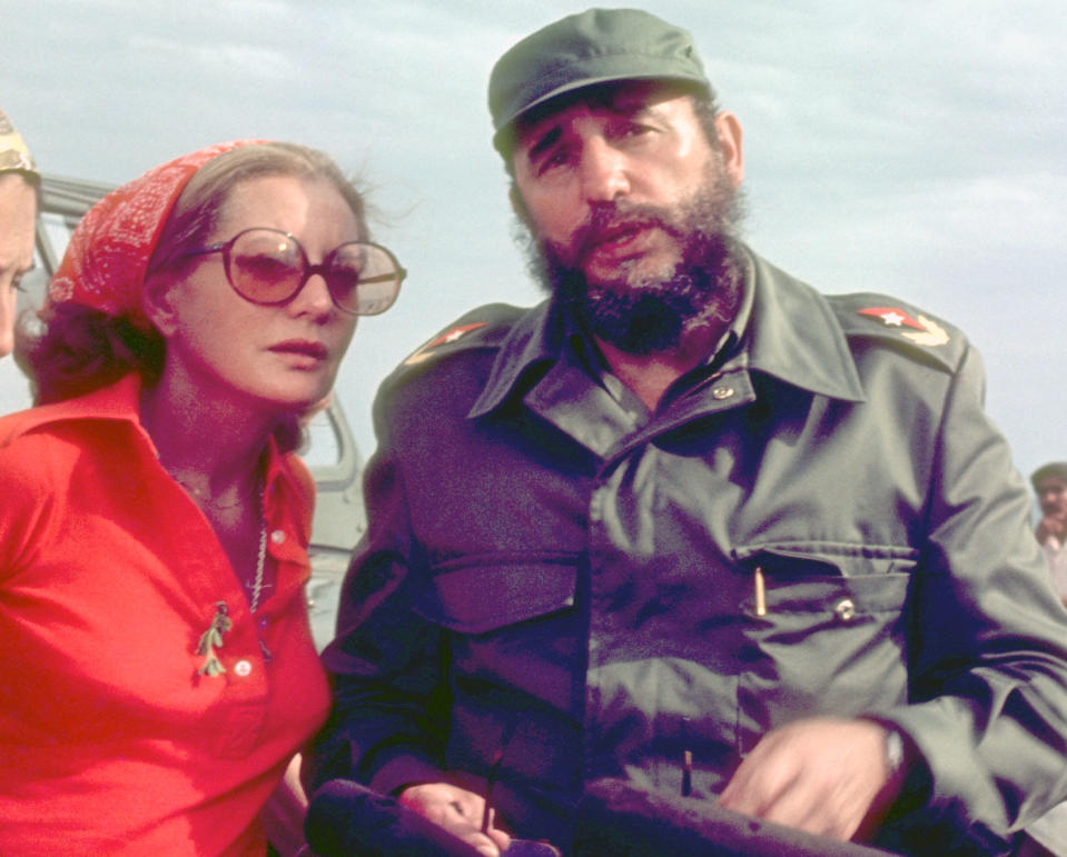 Barbara Walters interviews Cuban President Fidel Castro in 1977.  (ABC Photo Archives via Getty Images)