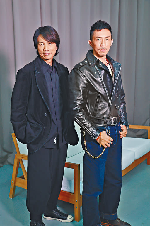 ■子華和阿聰在新戲飾演無血緣的兄弟。