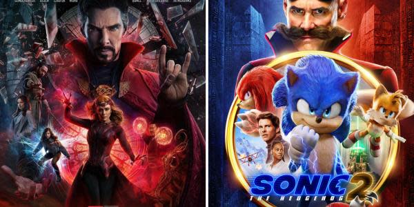 La taquilla mexicana se mantiene estable con Doctor Strange 2 y Sonic 2 a la cabeza