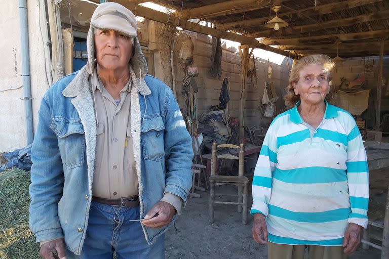 Los hermanos Díaz: Francisca, de 91 años, y Florencio, de 80 años