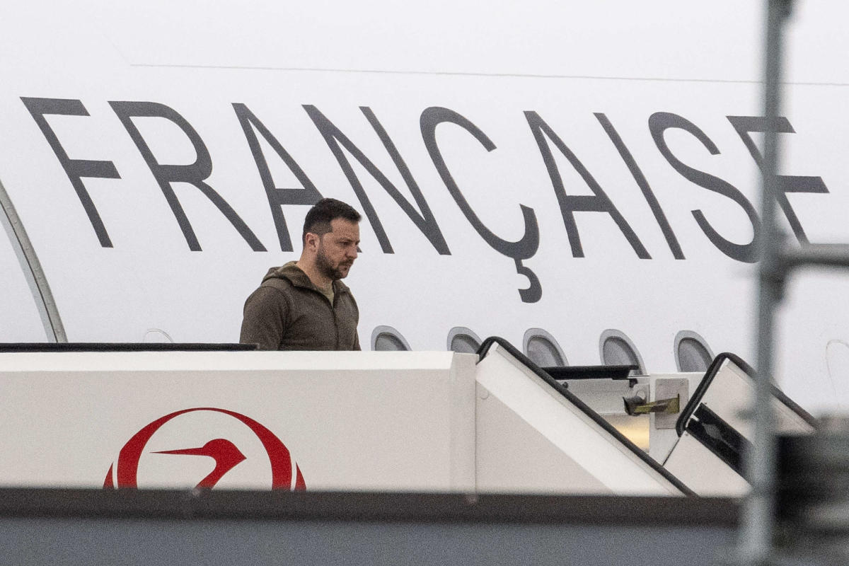 Dlaczego Wołodymyr Zełenski użył oficjalnego francuskiego samolotu, by polecieć na G7