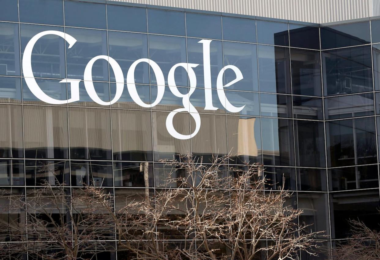 This 2013 file photo shows Google's headquarters in Mountain View, Calif. The B.C. Court of Appeal has overturned a dismissal of a class-action lawsuit that alleges Google breached the privacy of users by using facial recognition technology to collect and store biometric data.  (Marcio Jose Sanchez/The Associated Press - image credit)